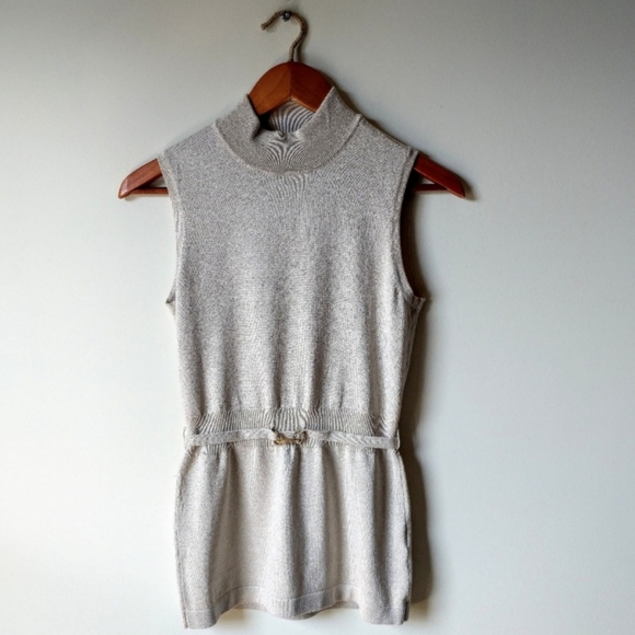 White House Black Market Tops - WHBM Mock Turtleneck Sweater Tank